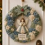 Christmas Wreath Craft Kit | No-Sew 3D Fabric Flowers