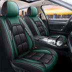 Front Car Seat Covers | PU Leather & Wipe-Clean | Universal Fit, Set of 2