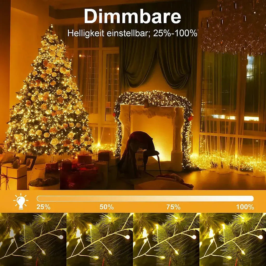 LED String Lights | Flexible Copper Wire & IP65 Waterproof | 9 m