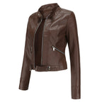 Women's Leather Jacket | Soft Genuine Leather | Classic Fitted Design
