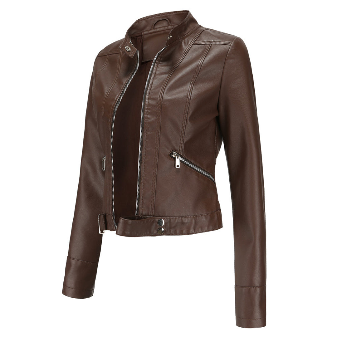 Women's Leather Jacket | Soft Genuine Leather | Classic Fitted Design
