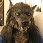 Werewolf Mask | Realistic Synthetic Hair & Flexible Fit