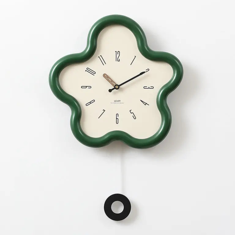 Wall Clock | 3D Floral & Silent Movement | Eco-Friendly MDF & Acrylic