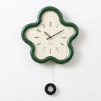 Wall Clock | 3D Floral & Silent Movement | Eco-Friendly MDF & Acrylic