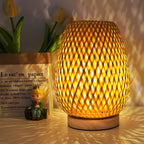 Table Lamp | Natural Bamboo USB-Powered & Energy Efficient