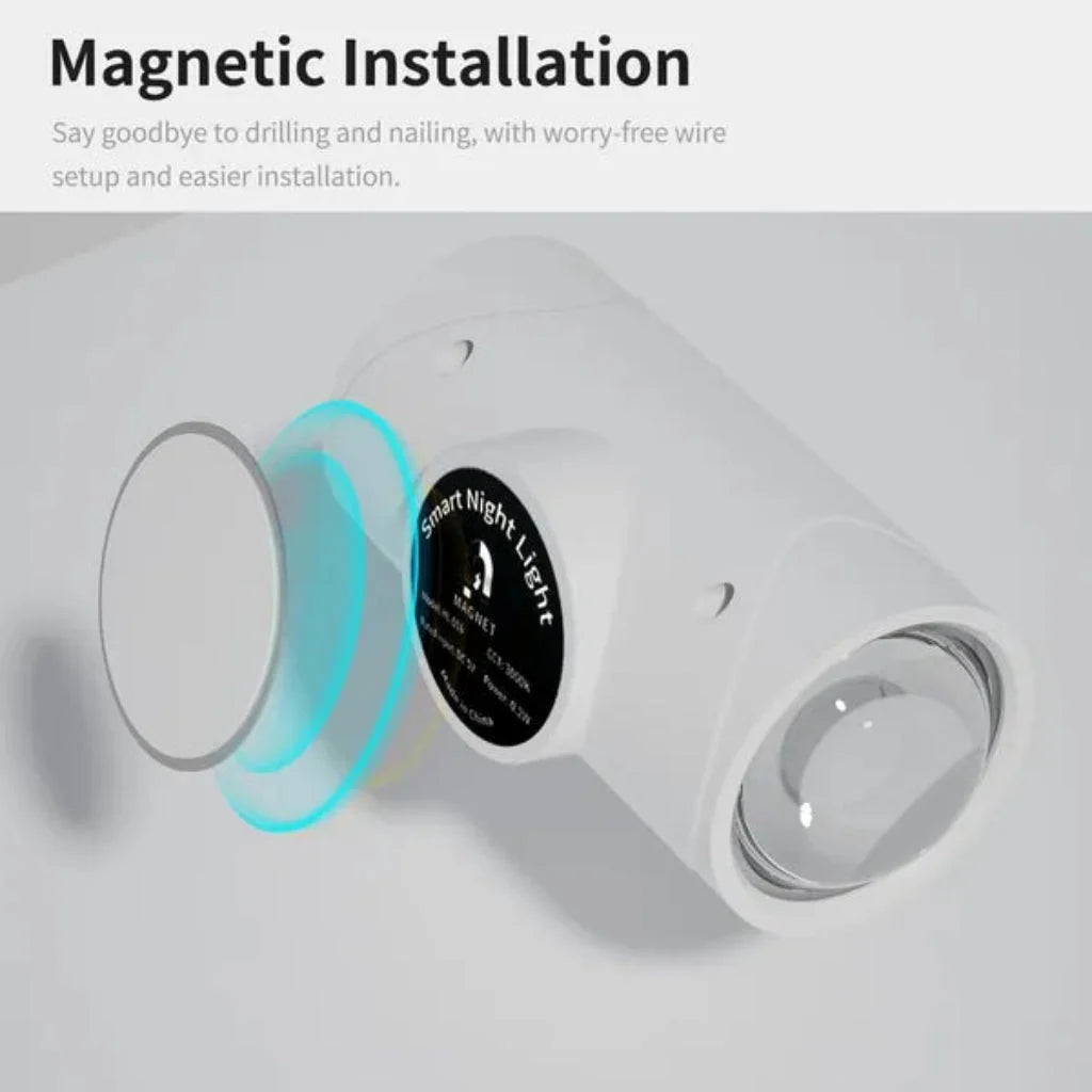 LED Night Light | Motion-Activated & Magnetic Mount | Rechargeable