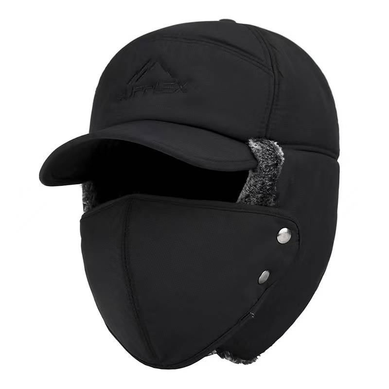 Winter Hat | Windproof & Breathable | Ear Flaps & Removable Face Mask