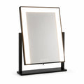 Makeup Mirror | Touch-Control LED Lighting | Removable 15× Magnifier