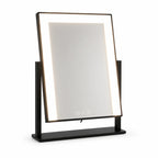 Makeup Mirror | Touch-Control LED Lighting | Removable 15× Magnifier