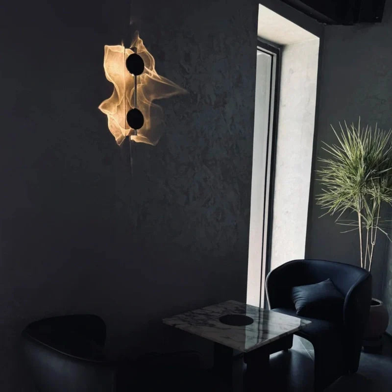 Wall Light | Adjustable Wave Projection & 180° Rotatable | Aluminum & Stainless Steel