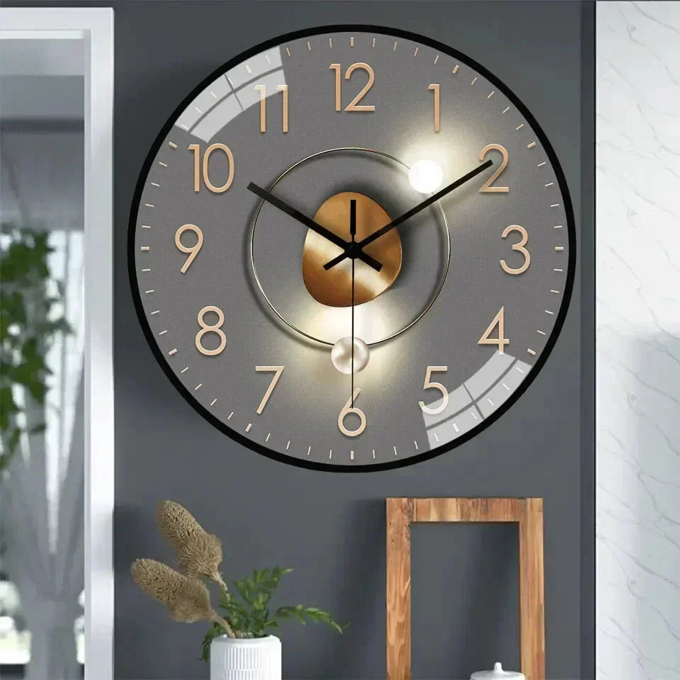 Wall Clock | Silent & Elegant Design | 20 cm