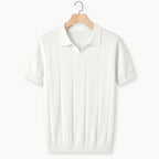 Men's Polo Shirt | Knitted Slim Fit & Ribbed Cotton