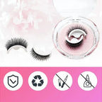 False Eyelashes | Self-Adhesive Reusable & Natural-Looking