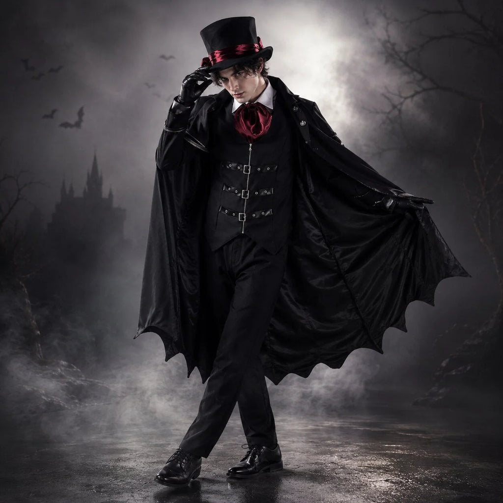 Vampire Costume | Unisex Halloween Party Outfit