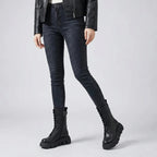 Combat Boots | Non-Slip Sole & Arch Support | Lace-Up Slip-On