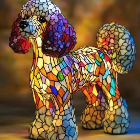 Night Light | Dog-Shaped Design & Warm LED Glow | USB Powered