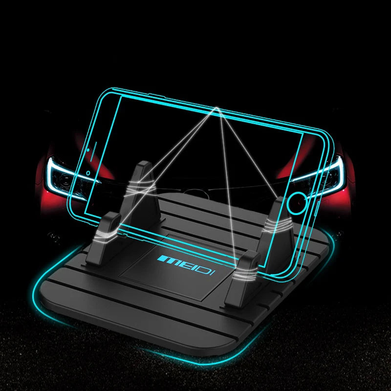 Car Phone Holder | Non-Slip Silicone Suction & Hands-Free