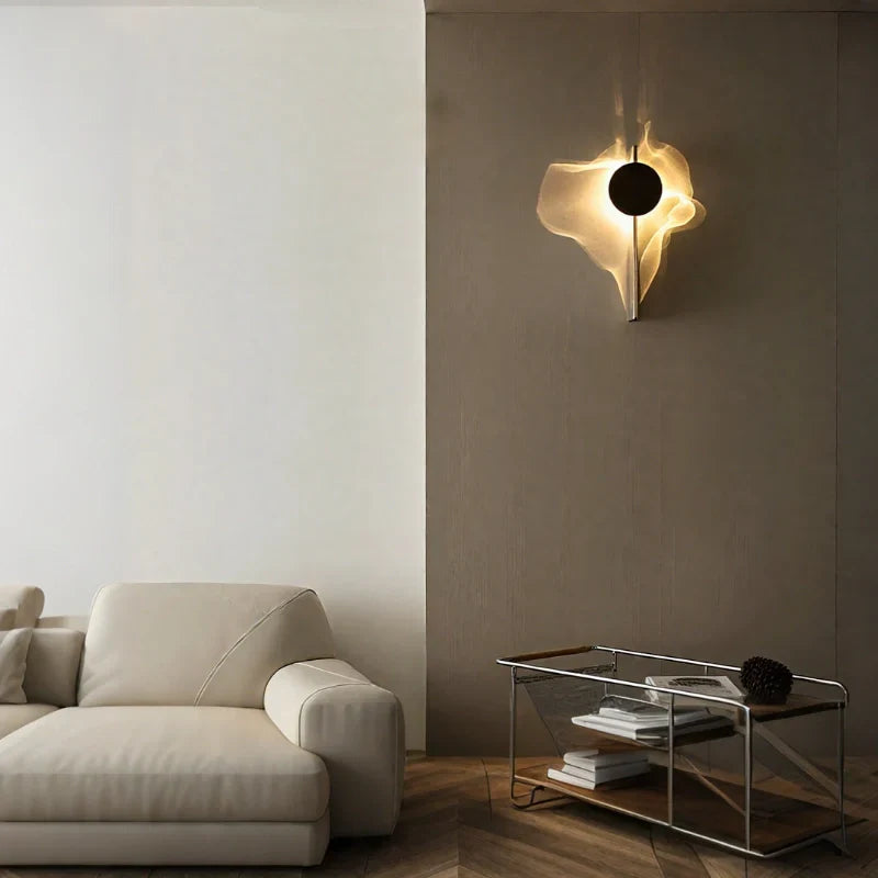 Wall Light | Adjustable Wave Projection & 180° Rotatable | Aluminum & Stainless Steel