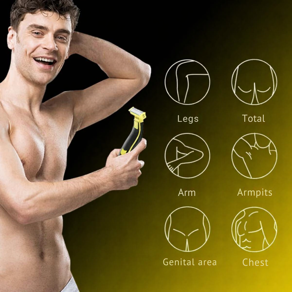 Electric Shaver | Dual-Blade, Waterproof & USB-Rechargeable