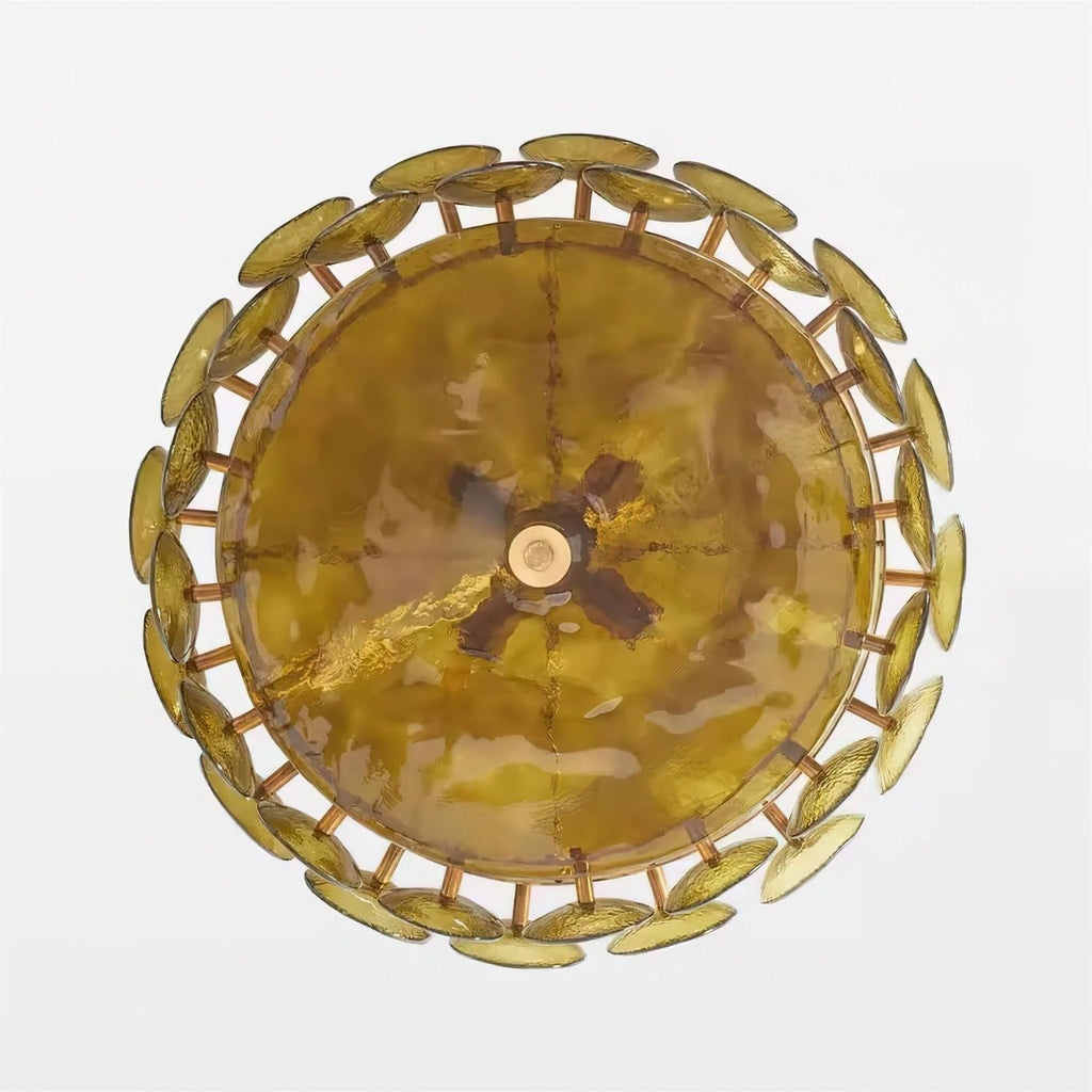 Ceiling Pendant Light | Metal & Glass | Dimmer Compatible