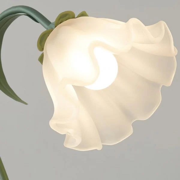 Table Lamp | Adjustable Arm & Vintage Floral | Cozy Ambient Glow