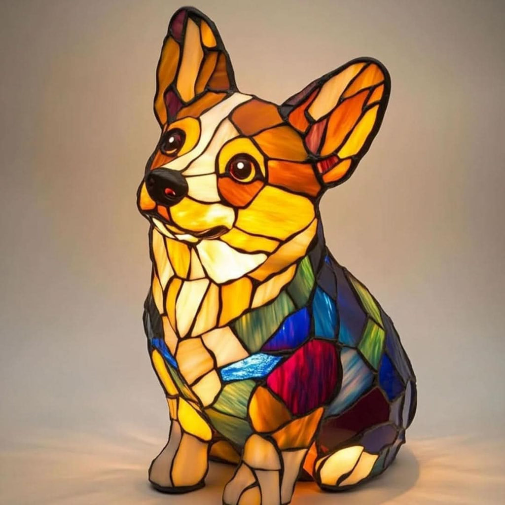 Night Light | Dog-Shaped Design & Warm LED Glow | USB Powered