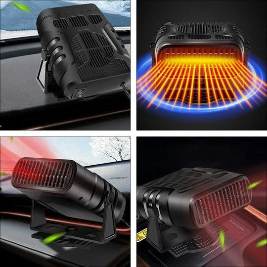 Car Heater | 12V Heating & Cooling & Air Purifier | 360° Rotating