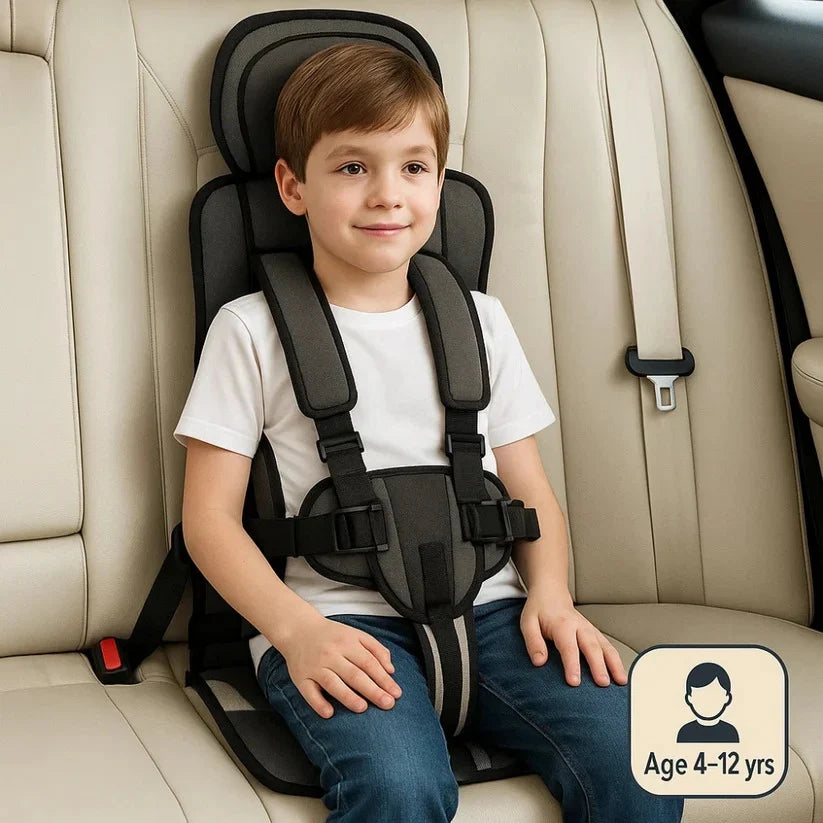 Child Travel Seat | Foldable & Ultra-Light 5-Point Safety Harness