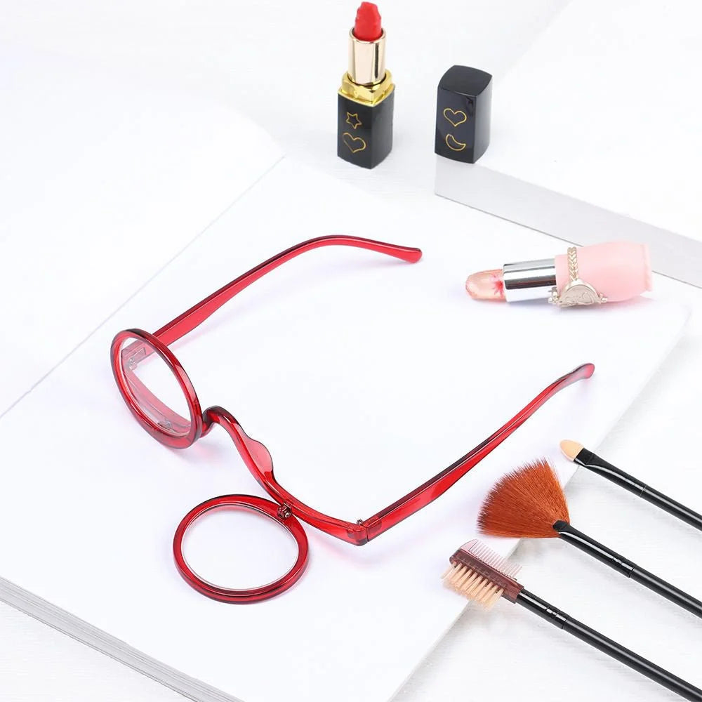 Reading Glasses | Flip-Down Makeup Design & Lightweight Frame | 1.0x–4.0x Magnification