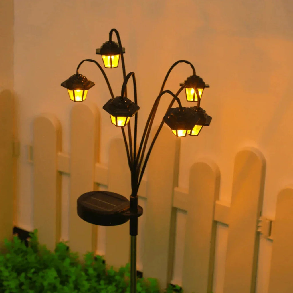 Garden Lantern | Solar-Powered, Automatic Dusk Sensor & Weatherproof