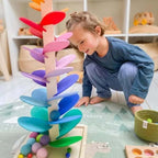 Sound Tower | Wooden Rainbow & Musical | 29 x 71 cm
