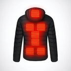 Heated Puffer Jacket | Adjustable Temperature Control & Built-In Hood