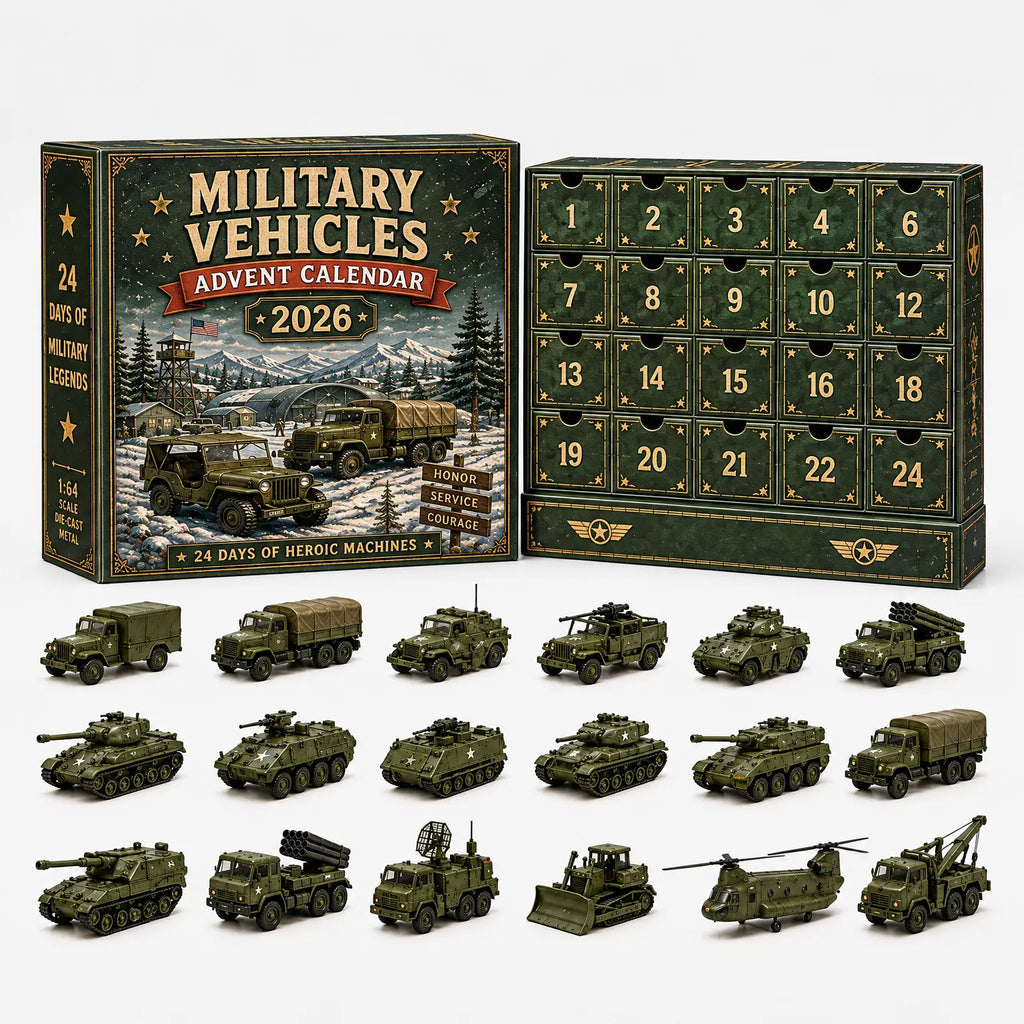 Advent Calendar | Die-Cast Miniature Vehicles | 24-Piece Set