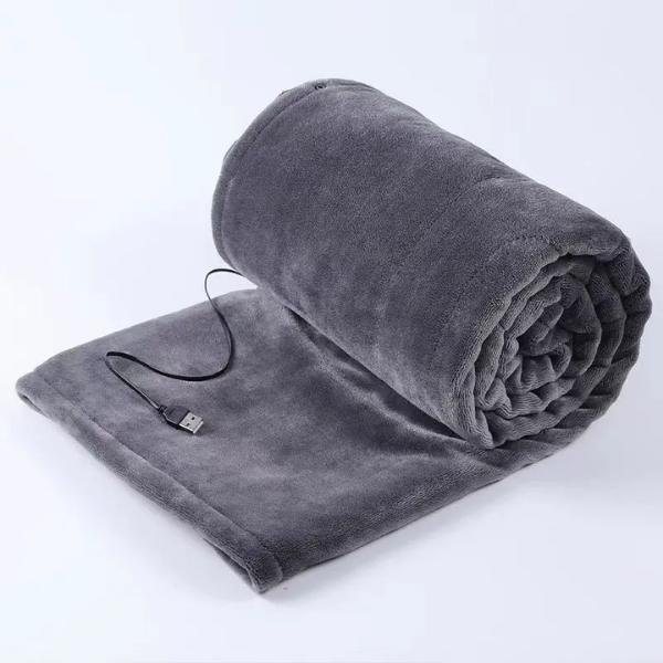 Heated Throw Blanket | USB-Powered & Cordless | 160 × 84 cm