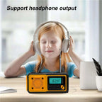 Emergency Radio | Solar & Hand Crank Powered | Weather Alerts & Phone Charging