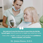 Denture Set | Natural-Looking Flexible Cushion Grip | Upper & Lower Full Arch