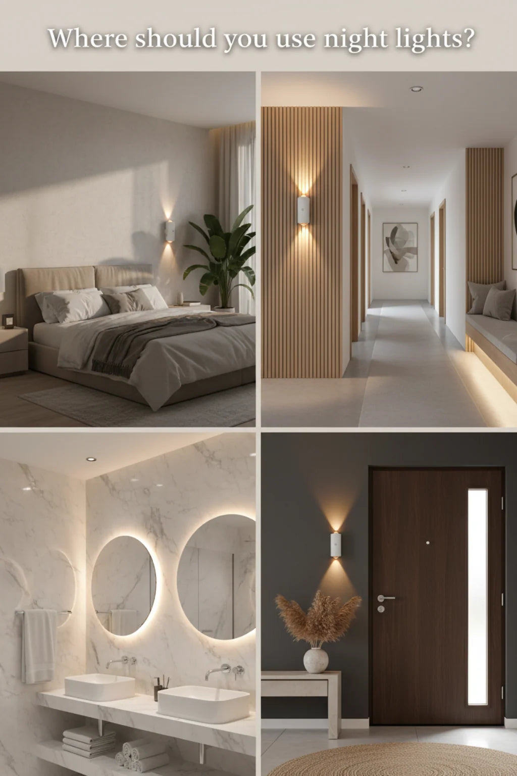 LED Night Light | Motion-Activated & Magnetic Mount | Rechargeable