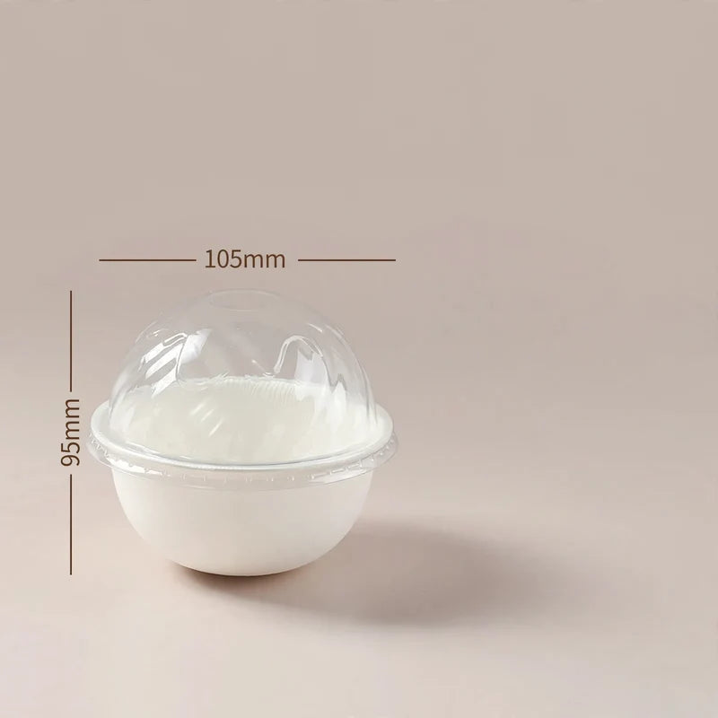 Paper Food Containers | Biodegradable & Food-Safe | Pack of 50