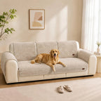 Sofa Cover | Plush Striped & Non-Slip | Machine Washable