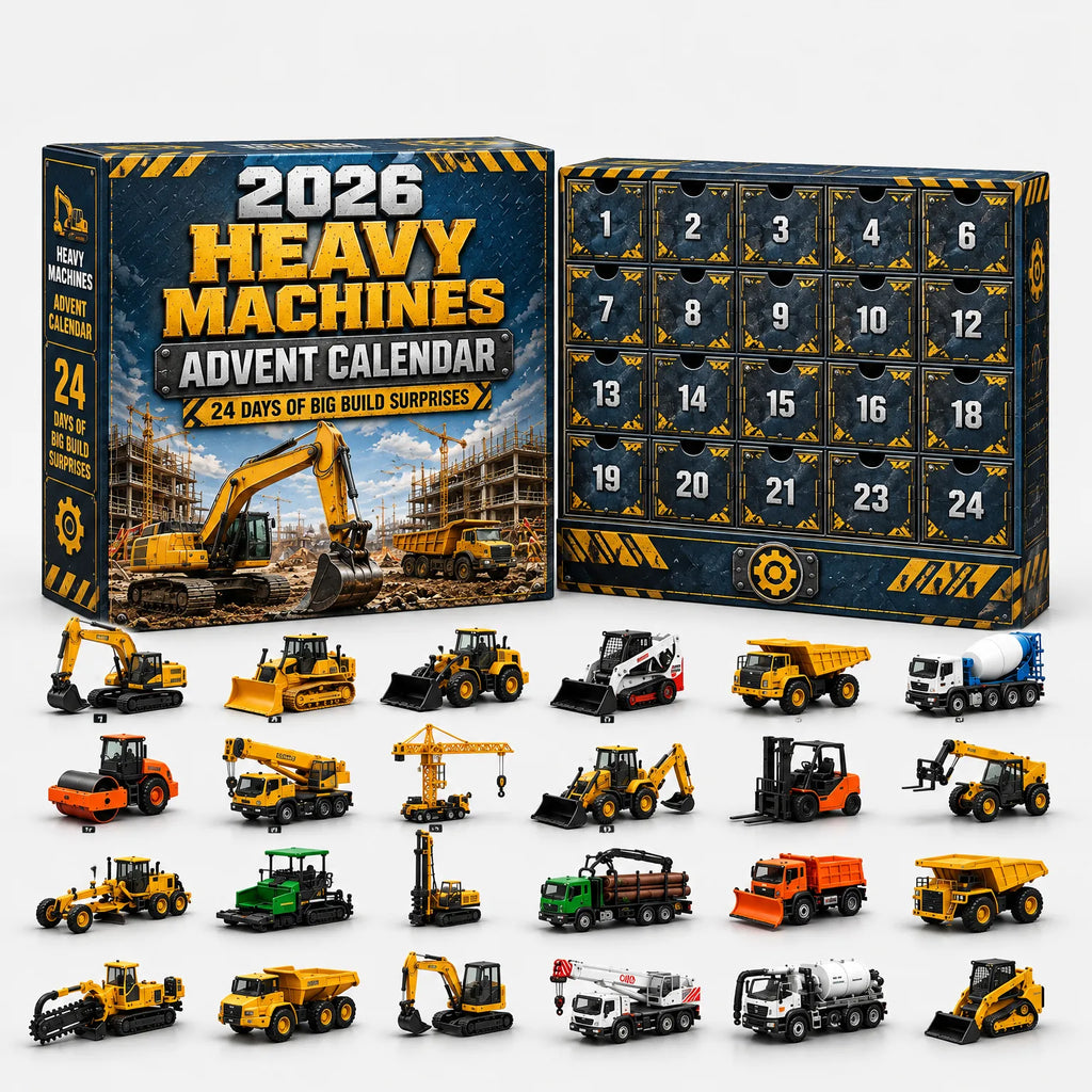 Vehicle Advent Calendar | Die-Cast Miniature Models | 24 Vehicles