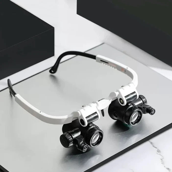 Magnifying Glasses | 3-Level LED Magnification & Adjustable Headband