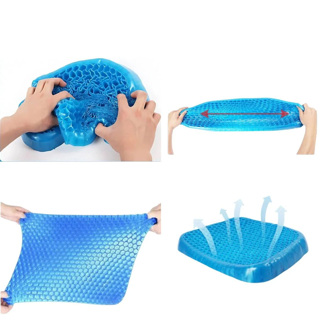 Seat Cushion | Orthopedic Gel Pressure Relief & Removable Cover