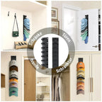 Cap Wall Mount | Shape-Preserving Clips & Space-Saving | Holds 10 Caps