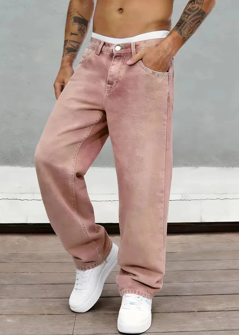 Men’s Jeans | Straight-Leg Fit & Mid-Rise | Five-Pocket Design