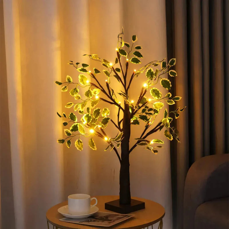 Table Lamp | Wood-Inspired Design & Warm LED