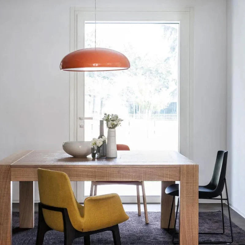 Pendant Light | Geometric Metal Frame | 3-Color Temperature Settings
