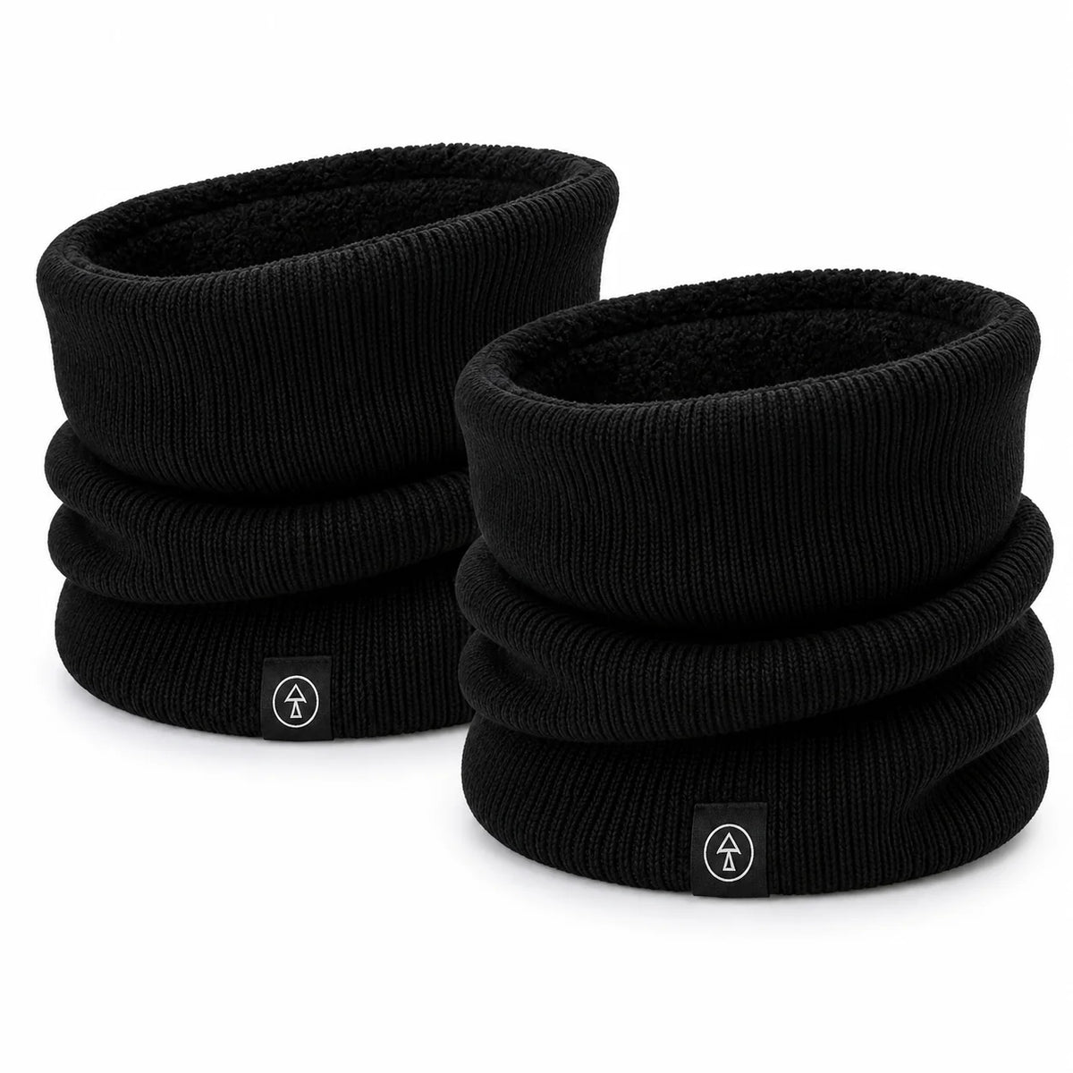 Neck Warmer | Knitted Fleece-Lined Double Insulation | Set of 2