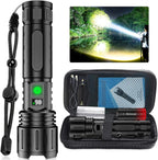 Tactical Flashlight | Ultra-Bright 100,000 Lumens & Power Bank