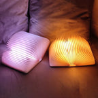 Book Lamp | Foldable Wooden & USB-Rechargeable