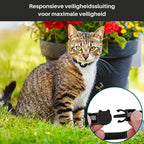 Cat Collar | Reflective & Quick-Release | GPS Tracker Holder